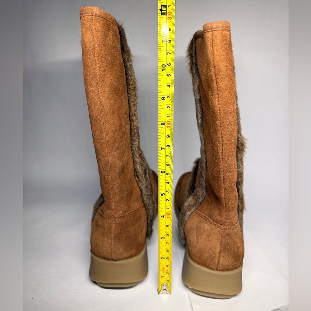 NEW! Report Floral Embroidered Faux Fur Boots Size 7 - Picture 4 of 4